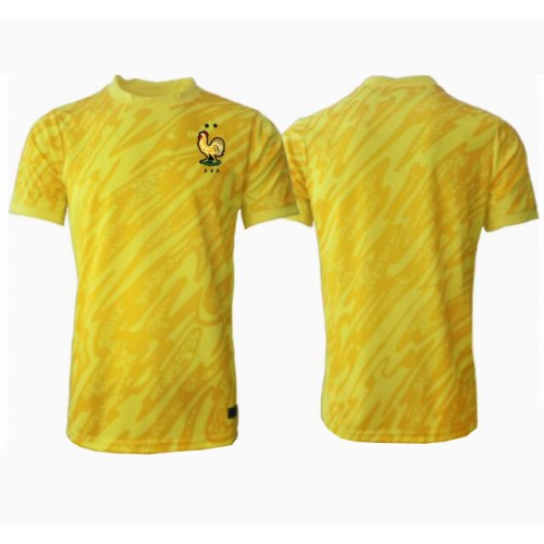 Fotbalové Dres Francie Brankářské Domácí ME 2024 Krátký Rukáv